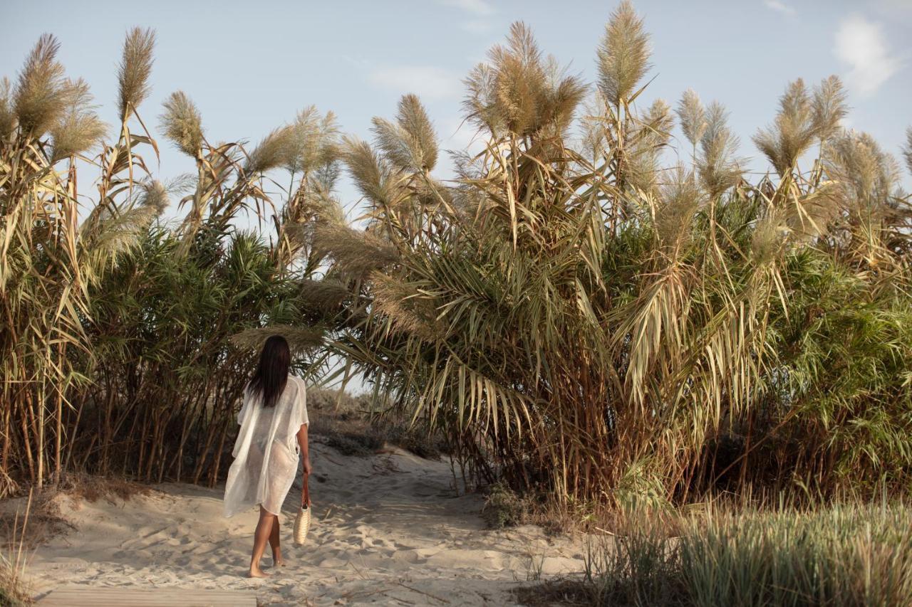 Hotel Oku Kos (Adults Only) Marmari  Esterno foto A woman walking through the dunes of the park